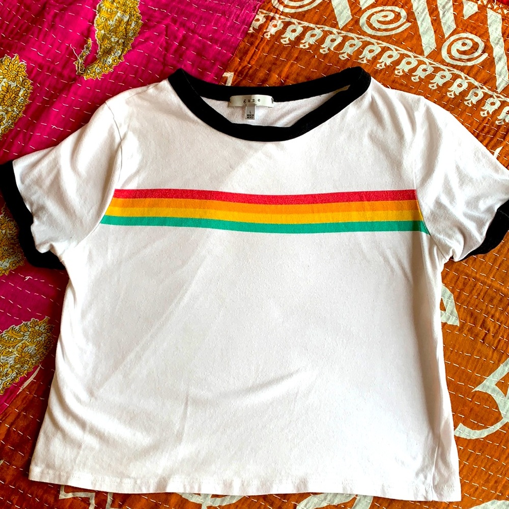 Super soft stripe tee
